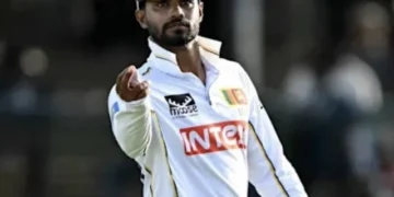 Kusal Mendis during a Sri Lanka cricket match