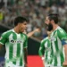Real Betis midfielder Isco celebrates during the La Liga match against Osasuna.