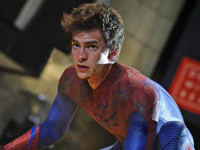Andrew Garfield as Spider-Man in The Amazing Spider-Man