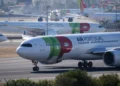 Lufthansa aircraft as the German airline group pursues a potential acquisition of TAP Air Portugal