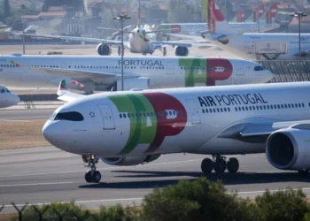 Lufthansa aircraft as the German airline group pursues a potential acquisition of TAP Air Portugal