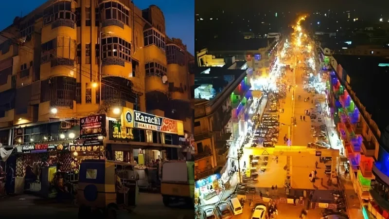 Burns Road in Karachi, the historic food street proposed for pedestrian-friendly redevelopment.