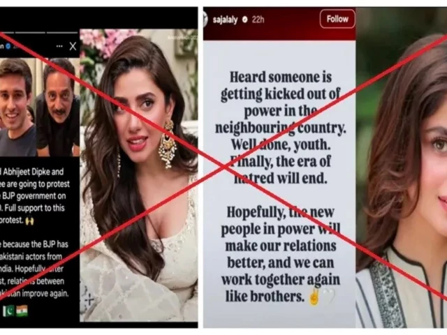 Fact-check analysis of fake Instagram screenshots attributed to Mahira Khan and Sajal Aly