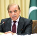 Prime Minister Shehbaz Sharif speaking at a PML-N meeting while criticising PTI's governance record in Khyber Pakhtunkhwa.