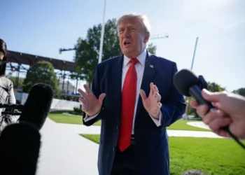 US President Donald Trump amid rising tensions with Iran and diplomatic efforts to prevent renewed military action.