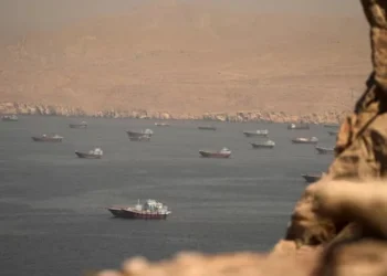 Strait of Hormuz amid rising tensions between Iran and the United States