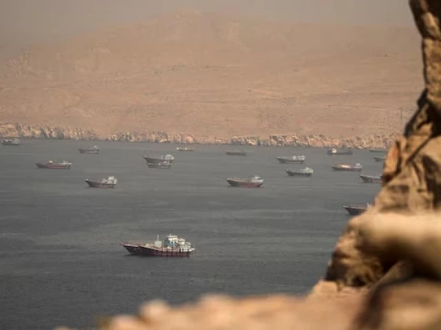 Strait of Hormuz amid rising tensions between Iran and the United States