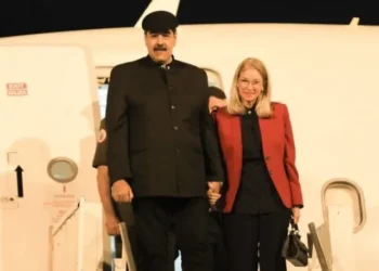 Nicolás Maduro and Cilia Flores during US legal proceedings in New York.